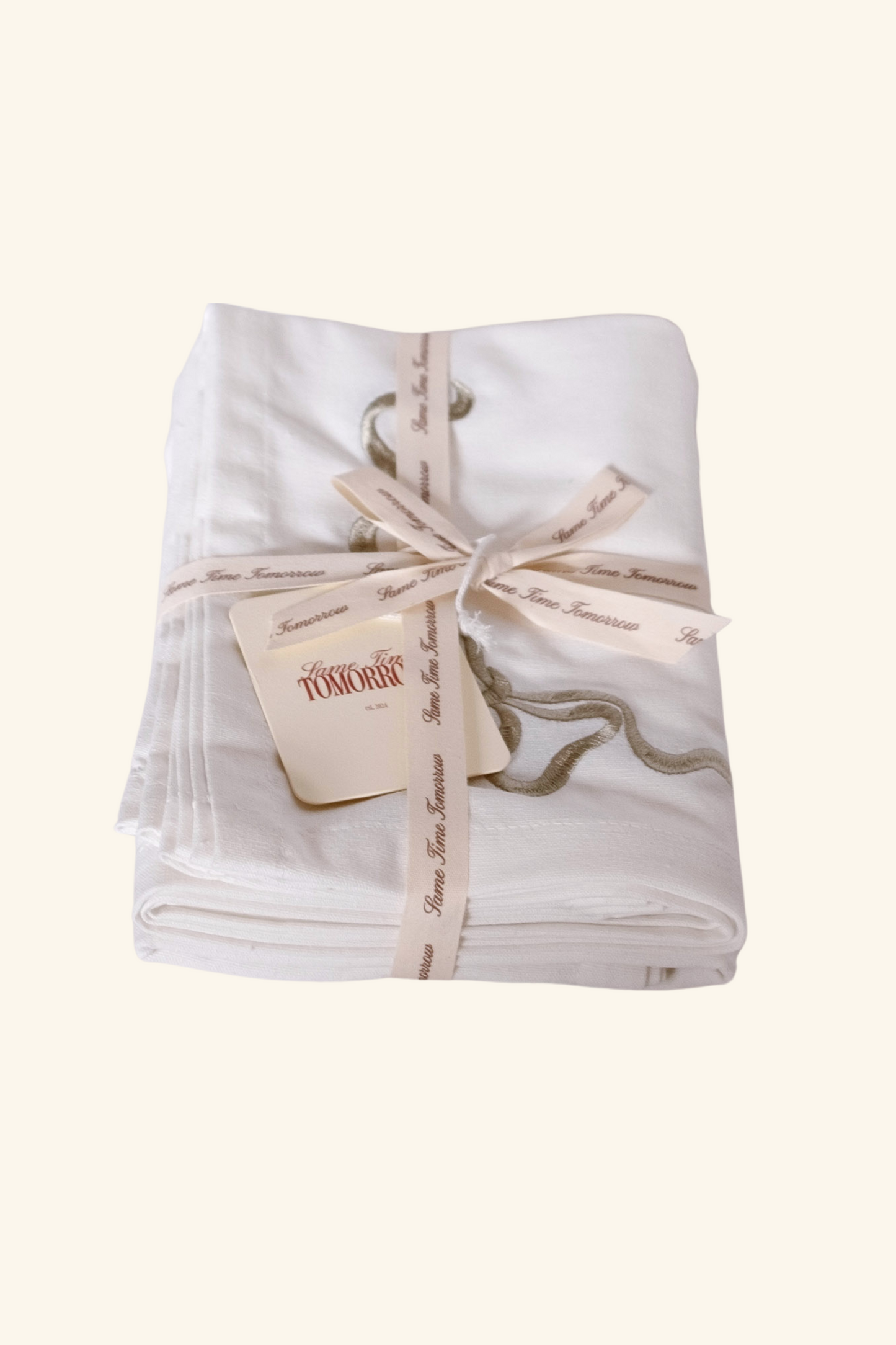 Bow Napkin - Sage