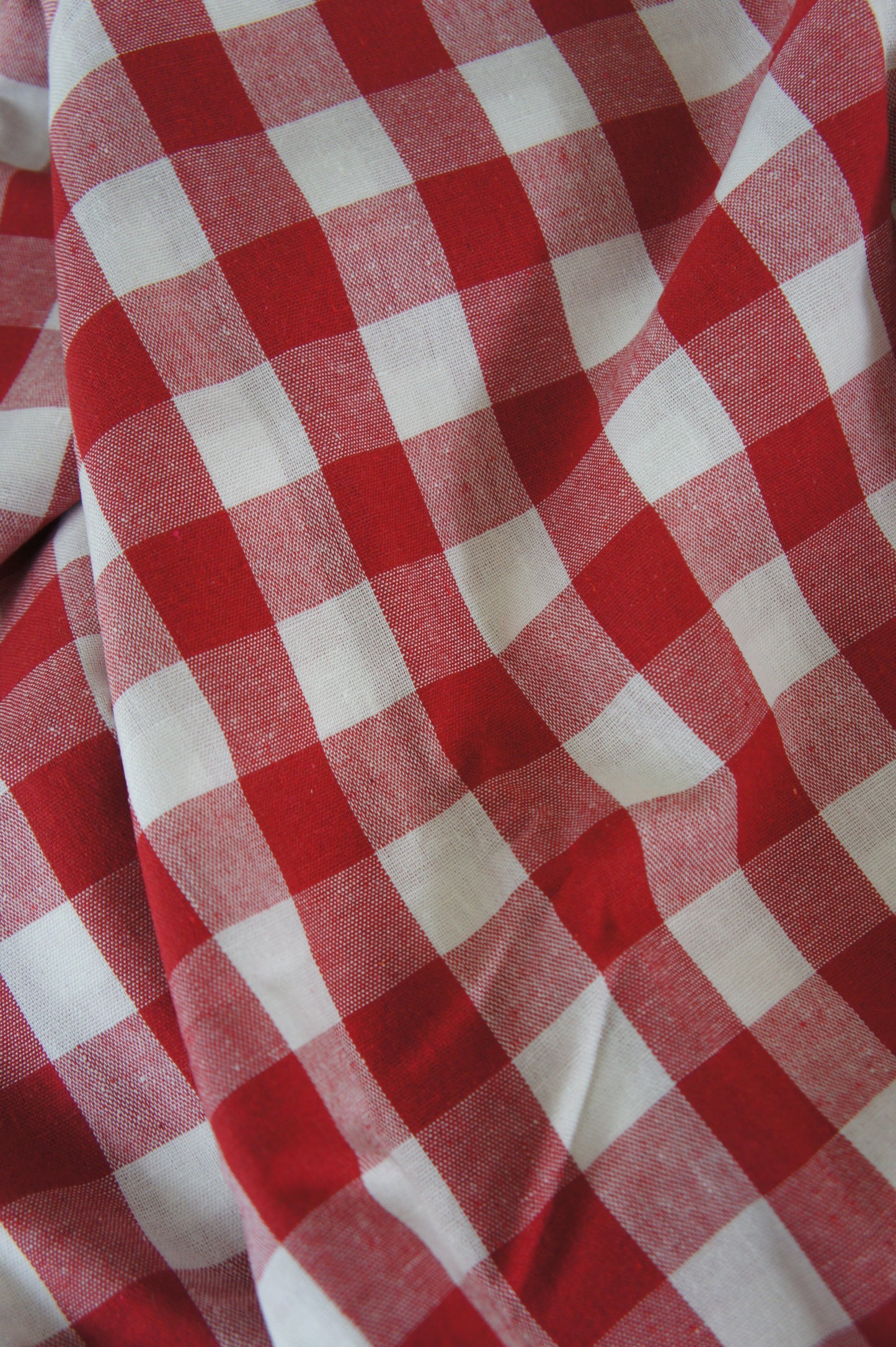 Gingham Tablecloth - Red