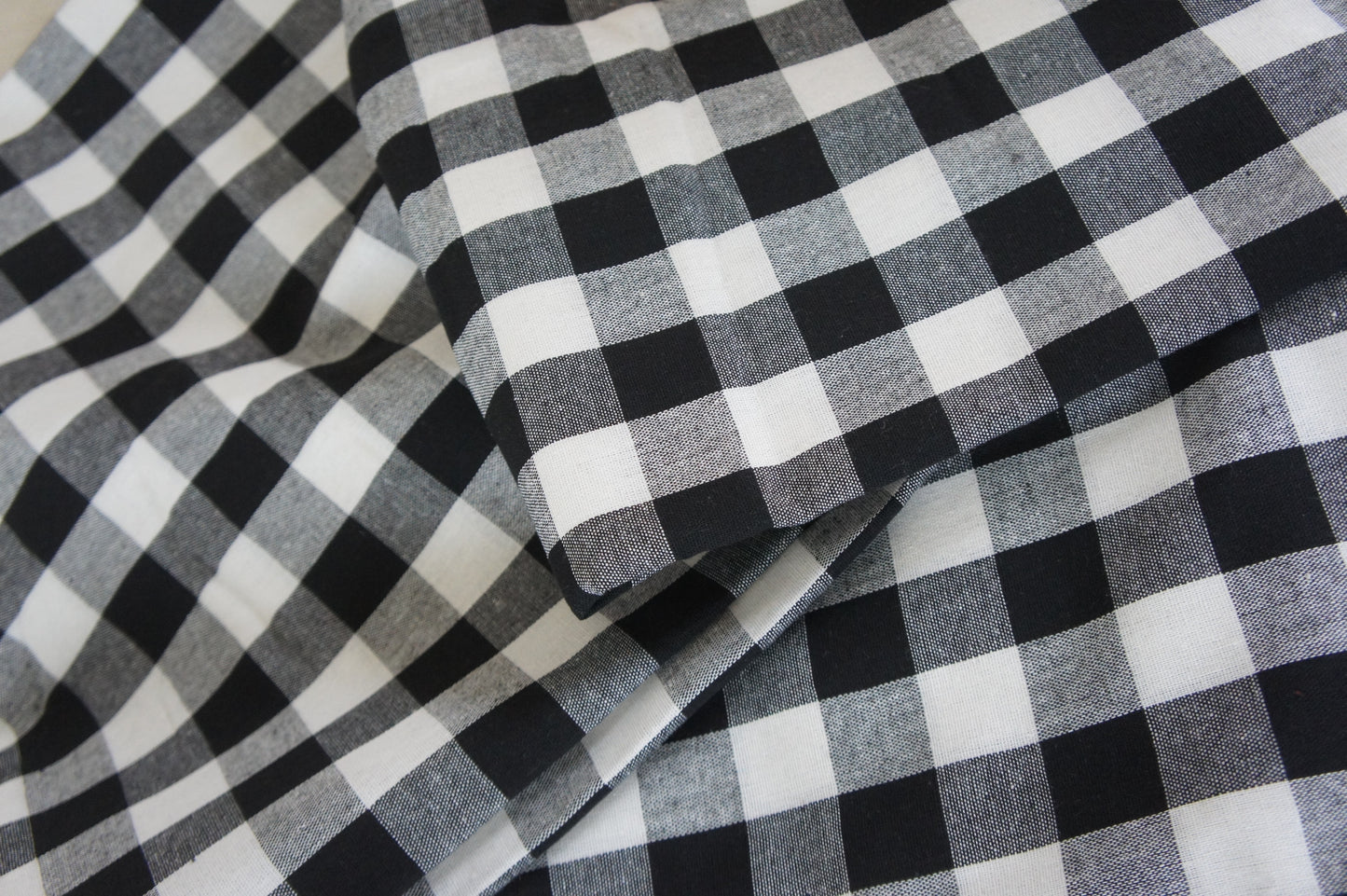 Gingham Tablecloth - Black