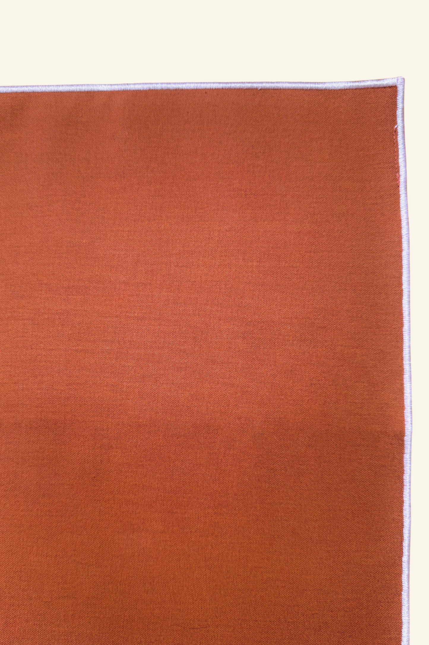 Line Placemat - Rust/Salmon Piping