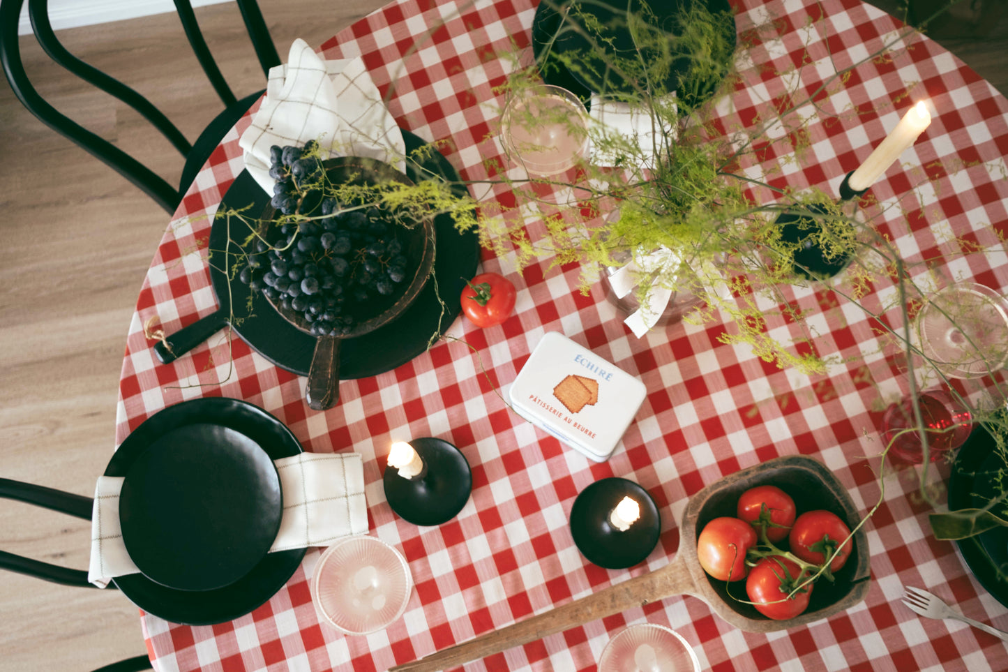 Grid Napkin - Olive