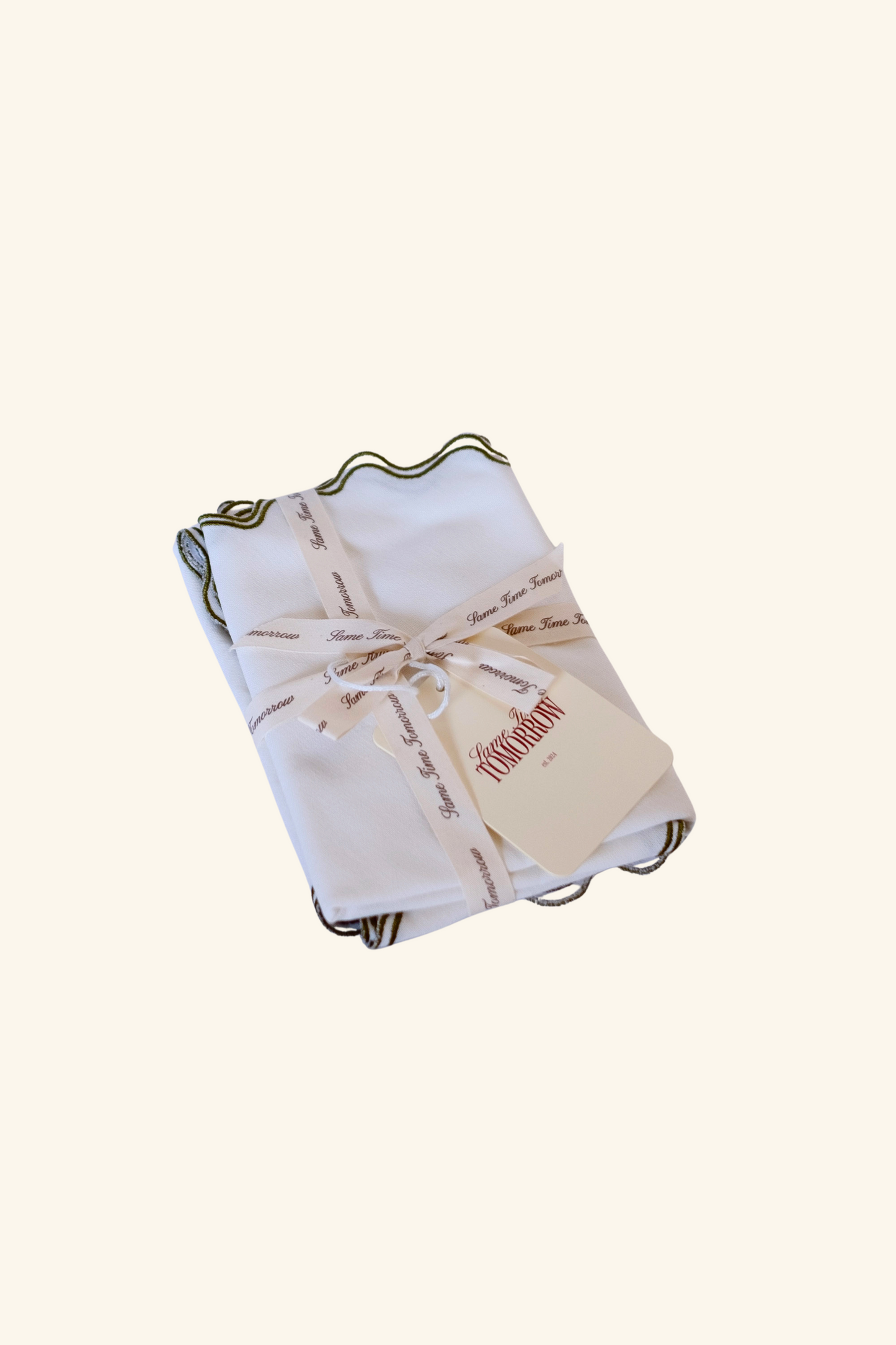 Squiggle Placemat - Olive