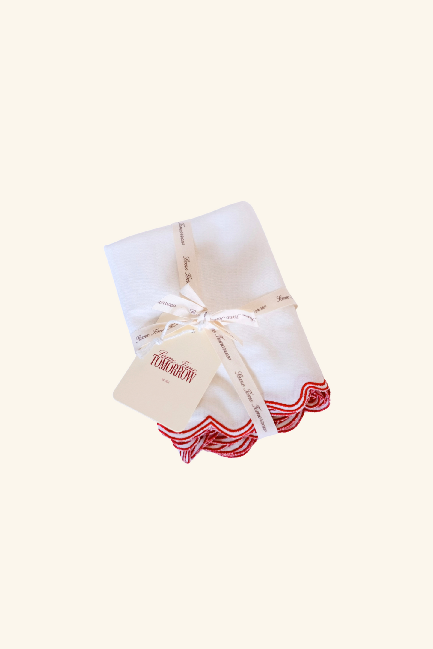 Squiggle Placemat - Red