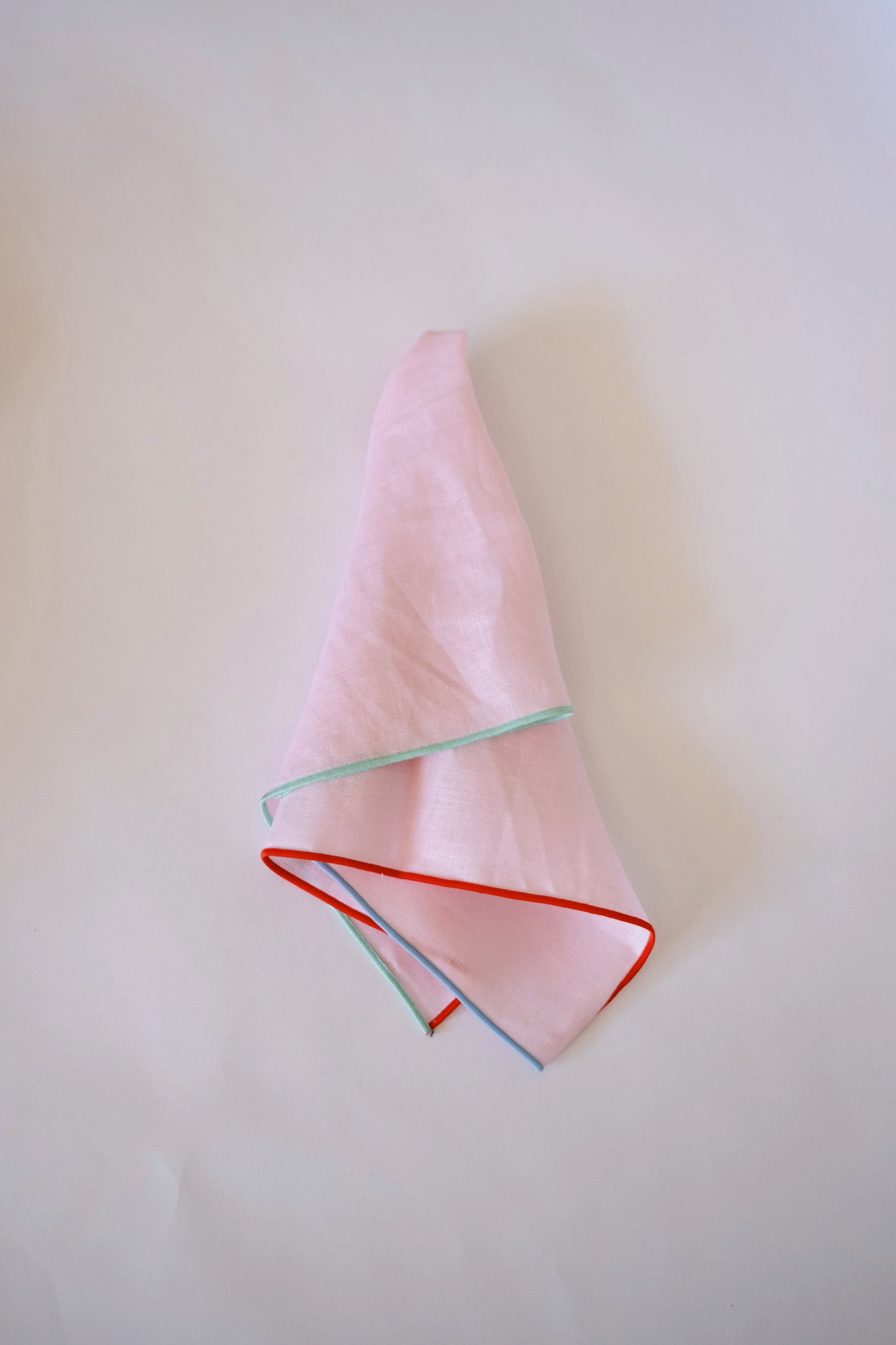 Sherbet Trim Napkins - Pink