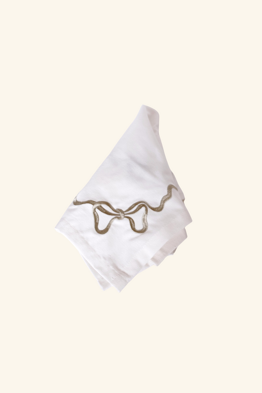 Bow Napkin - Sage
