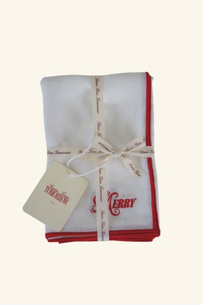 Christmas Napkin - Merry