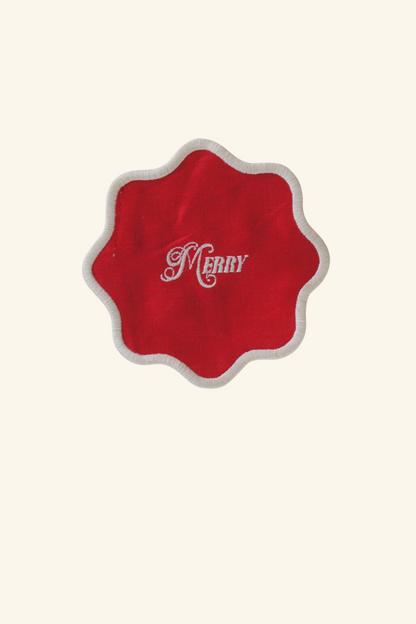 Christmas Coaster - Merry
