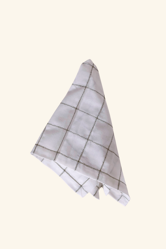 Grid Napkin - Olive