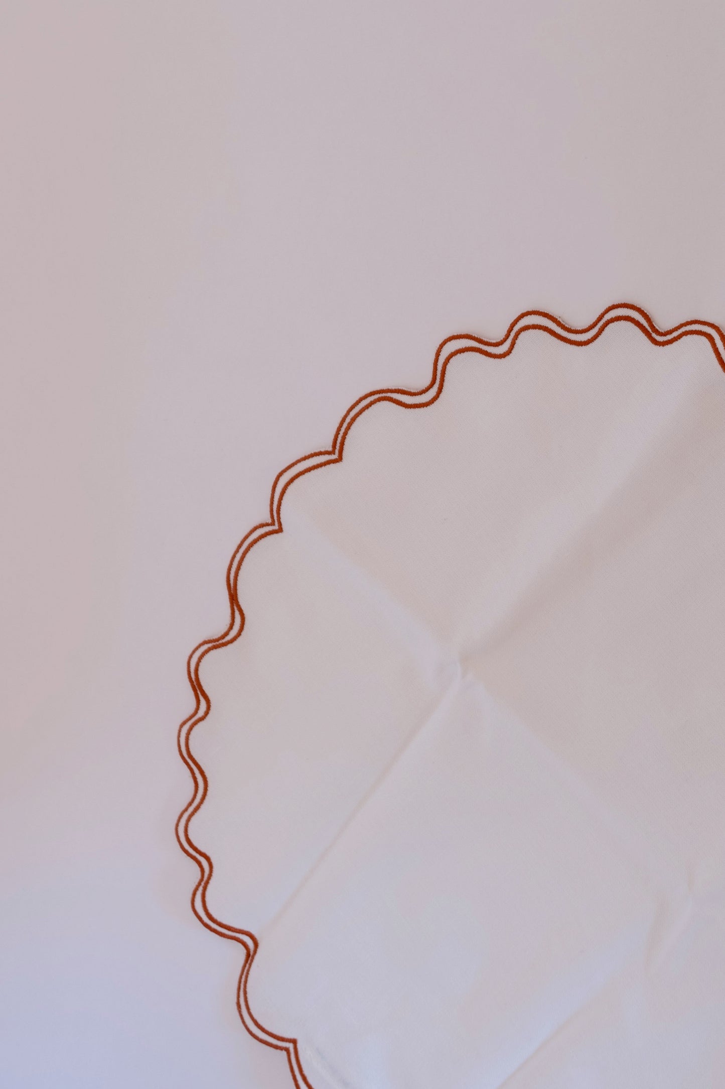 Squiggle Placemat - Rust