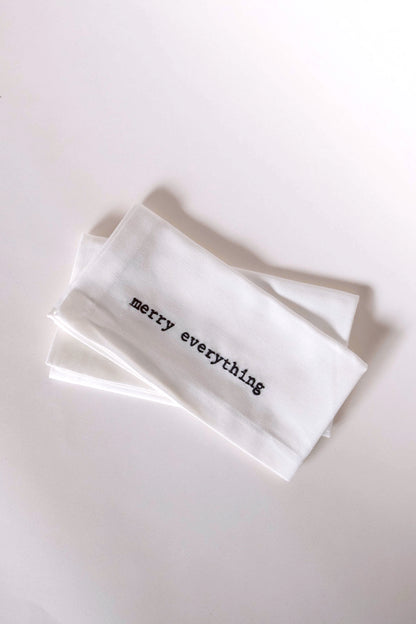 Merry Everything Napkin - Midnight