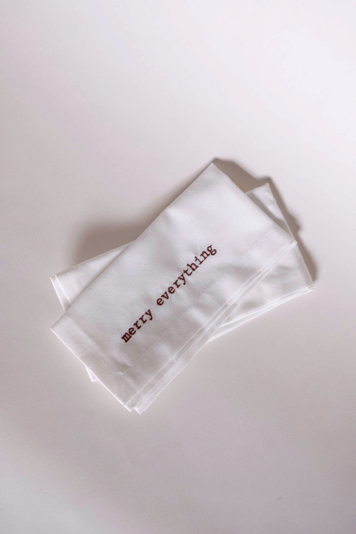 Merry Everything Napkin - Tan