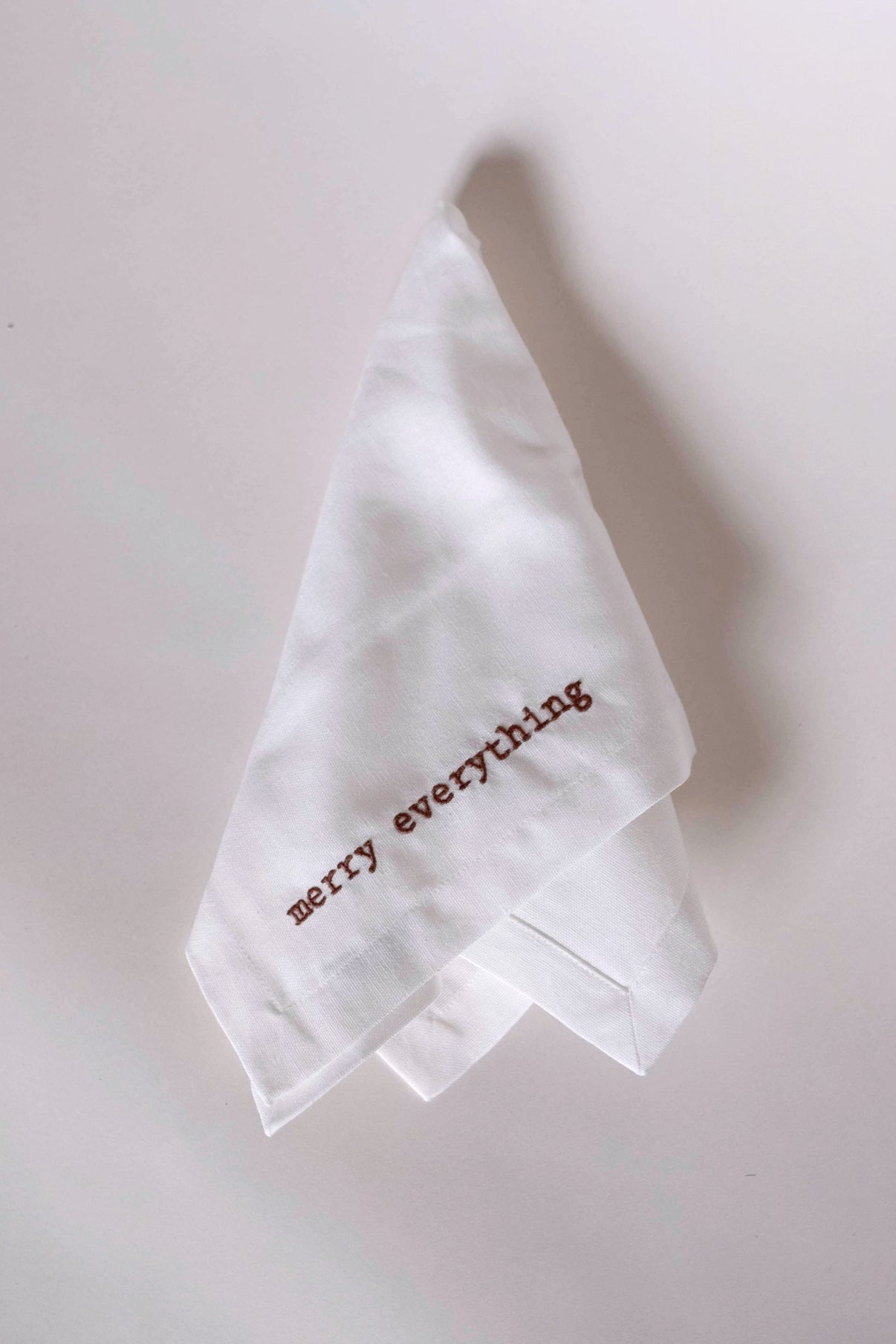 Merry Everything Napkin - Tan