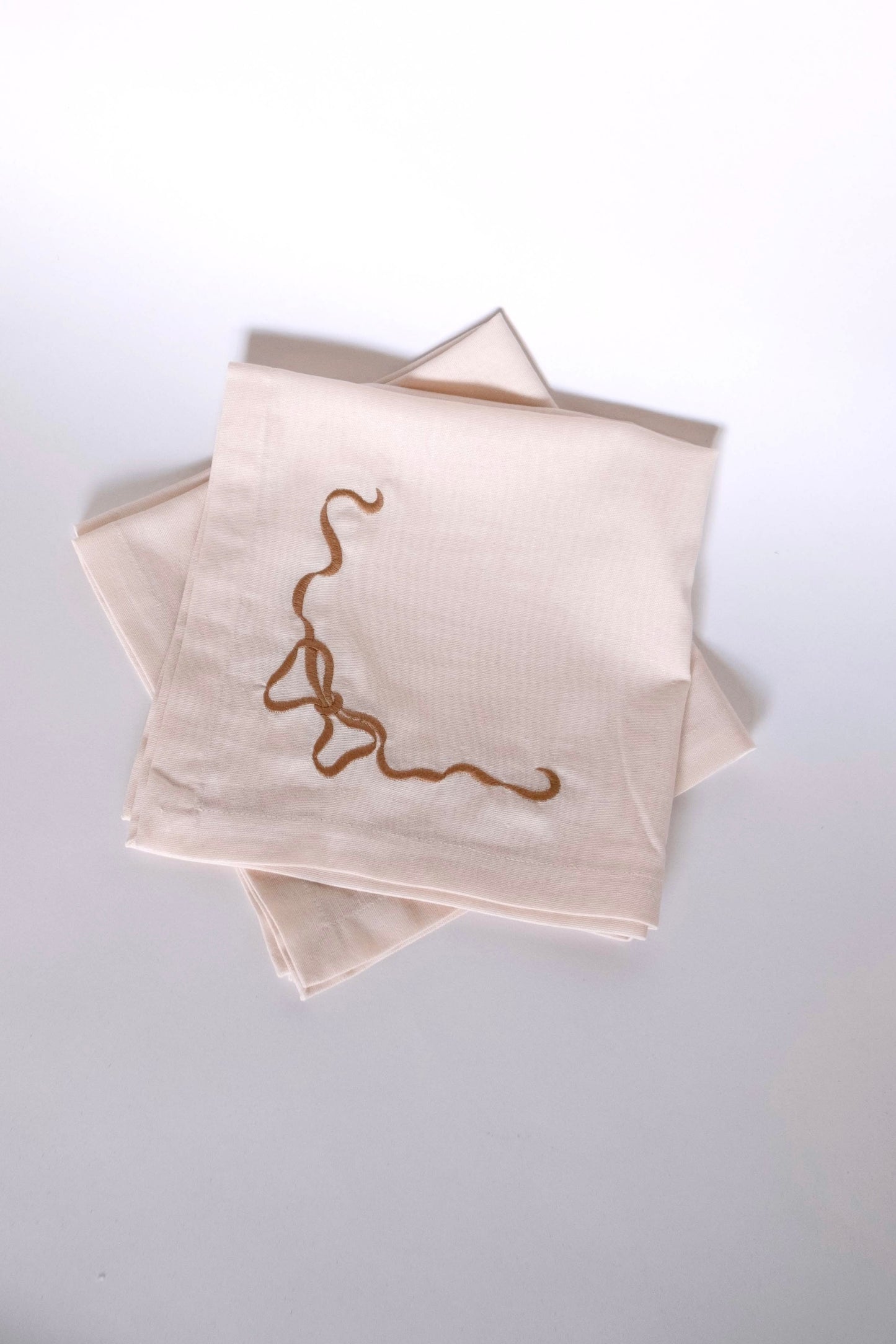 Bow Napkin - Tan