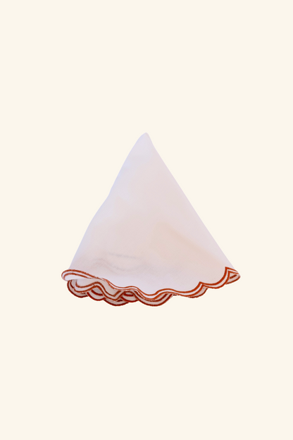 Squiggle Placemat - Rust